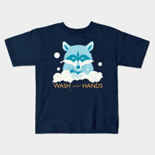 Wash your hands raccoon Kids T-Shirt